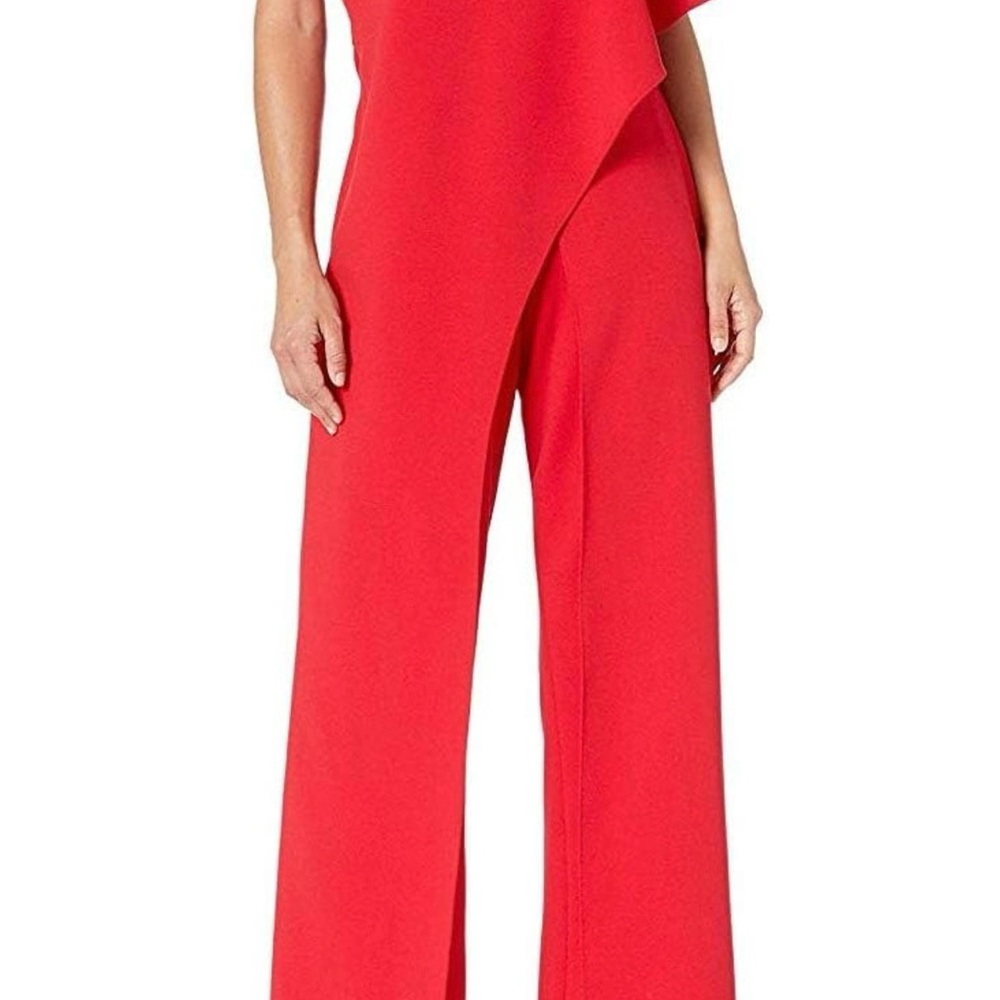 Adrianna Pappell Off the Shoulder Gown - RED. Never worn - new condition.